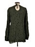 Seraphine 100% Viscose Green Long Sleeve Blouse Size 4 - photo 2