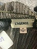 L'Agence Metallic Silver Long Sleeve Blouse Size S - photo 7