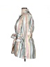 BCBGMAXAZRIA Stripes Silver Blazer Size M - photo 5