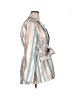 BCBGMAXAZRIA Stripes Silver Blazer Size M - photo 4