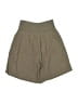 Shein 100% Cotton Solid Tan Khaki Shorts Size 4 - photo 2