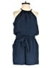 Bebop 100% Polyester Solid Blue Romper Size XS - photo 1
