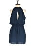 Bebop 100% Polyester Solid Blue Romper Size XS - photo 2
