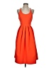 ASOS Solid Orange Cocktail Dress Size 2 - photo 1