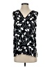 Ann Taylor 100% Polyester Black Sleeveless Blouse Size S - photo 1