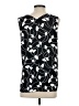 Ann Taylor 100% Polyester Black Sleeveless Blouse Size S - photo 2