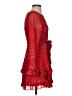 Mi ami 100% Polyester Stars Red Cocktail Dress Size S - photo 4