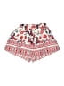 Xhilaration Print Ivory Red Shorts Size XS - photo 1