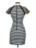 Lucca Couture Stripes Gray Casual Dress Size S - photo 2
