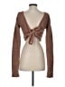 SKIMS Tweed Brown Cardigan Size S - photo 2