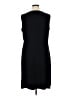 Chaps Solid Black Cocktail Dress Size 16 - photo 2