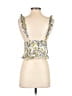 Cotton Candy LA Yellow Sleeveless Blouse Size S - photo 2