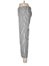 Weekends by Chico's Stripes Silver Casual Pants Size Med (1) - photo 5