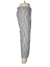Weekends by Chico's Stripes Silver Casual Pants Size Med (1) - photo 4