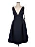 Amsale 100% Polyester Solid Blue Cocktail Dress Size 14 - photo 1