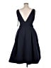 Amsale 100% Polyester Solid Blue Cocktail Dress Size 14 - photo 2