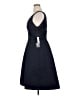 Amsale 100% Polyester Solid Blue Cocktail Dress Size 14 - photo 5