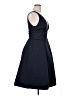 Amsale 100% Polyester Solid Blue Cocktail Dress Size 14 - photo 4
