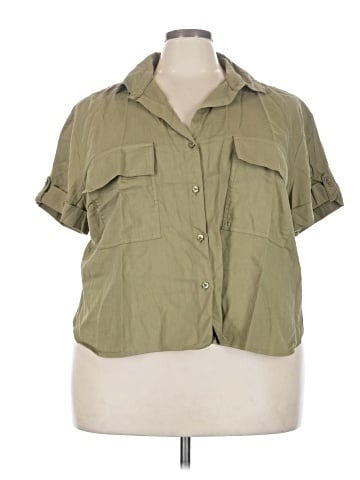 a.n.a. A New Approach Short Sleeve Blouse (view 1)