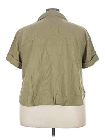 a.n.a. A New Approach Short Sleeve Blouse (view 2)