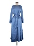 Japparel 100% Polyester Blue Casual Dress Size M - photo 1