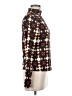 Ronny Kobo Argyle Brown Long Sleeve Blouse Size M - photo 4