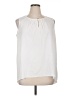 Ellen Tracy 100% Polyester White Sleeveless Blouse Size XL - photo 1