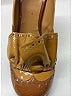Miu Miu 100% Leather Brown Tan Heels Size EU 37 1/2 - photo 5