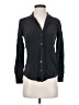 Equipment 100% Silk Black Long Sleeve Silk Top Size XS - photo 1