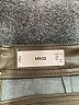 MNG 100% Polyester Gray Faux Leather Skirt Size 4 - photo 4