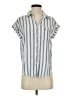 Pendleton Stripes Blue Short Sleeve Blouse Size XS - photo 1