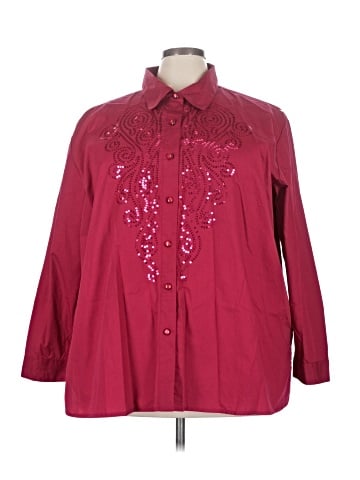 Bob Mackie Long Sleeve Blouse (view 1)
