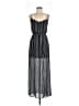 Guess 100% Polyester Stripes Black Casual Dress Size M - photo 1