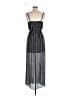 Guess 100% Polyester Stripes Black Casual Dress Size M - photo 2