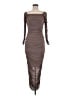Caroline Constas Brown Cocktail Dress Size M - photo 1
