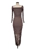 Caroline Constas Brown Cocktail Dress Size M - photo 2