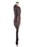 Caroline Constas Brown Cocktail Dress Size M - photo 4