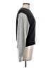 Splendid 100% Cashmere Color Block Gray Cashmere Pullover Sweater Size M - photo 4
