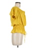 Takara 100% Polyester Yellow Short Sleeve Blouse Size M - photo 4