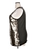 MICHAEL Michael Kors 100% Rayon Silver Sleeveless Top Size 2X - photo 5