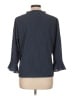 CeCe Polka Dots Blue 3/4 Sleeve Blouse Size L - photo 2