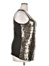MICHAEL Michael Kors 100% Rayon Silver Sleeveless Top Size 2X - photo 4
