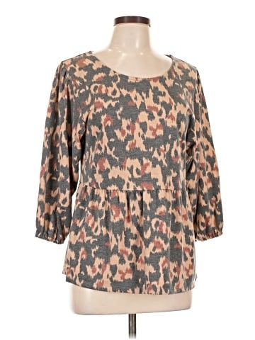 Bobeau 3/4 Sleeve Blouse (view 1)