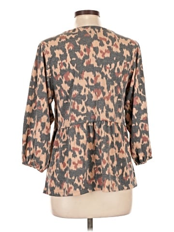 Bobeau 3/4 Sleeve Blouse (view 2)