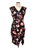 Bar III Print Black Cocktail Dress Size L - photo 1