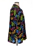Jordan 100% Polyester Paisley Black Long Sleeve Blouse Size 16W - photo 4