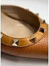 Valentino Garavani 100% Leather Brown Rockstud Slingback Pumps Size EU 37 - photo 5