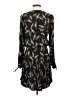 A.L.C. 100% Silk Print Black Casual Dress Size 0 - photo 2