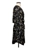 A.L.C. 100% Silk Print Black Casual Dress Size 0 - photo 4