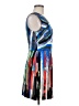 Milly Graphic Blue Cocktail Dress Size 6 - photo 4